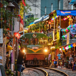 Book now Hanoi Train Street & Nightlife Street Food Tour By Motorbike
